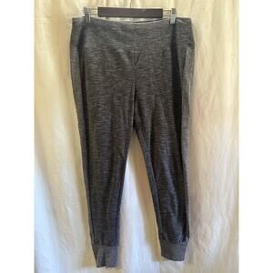 Oli + Viv Gray Ribbed Lounge Joggers – Size XL (Waist 18–20”)